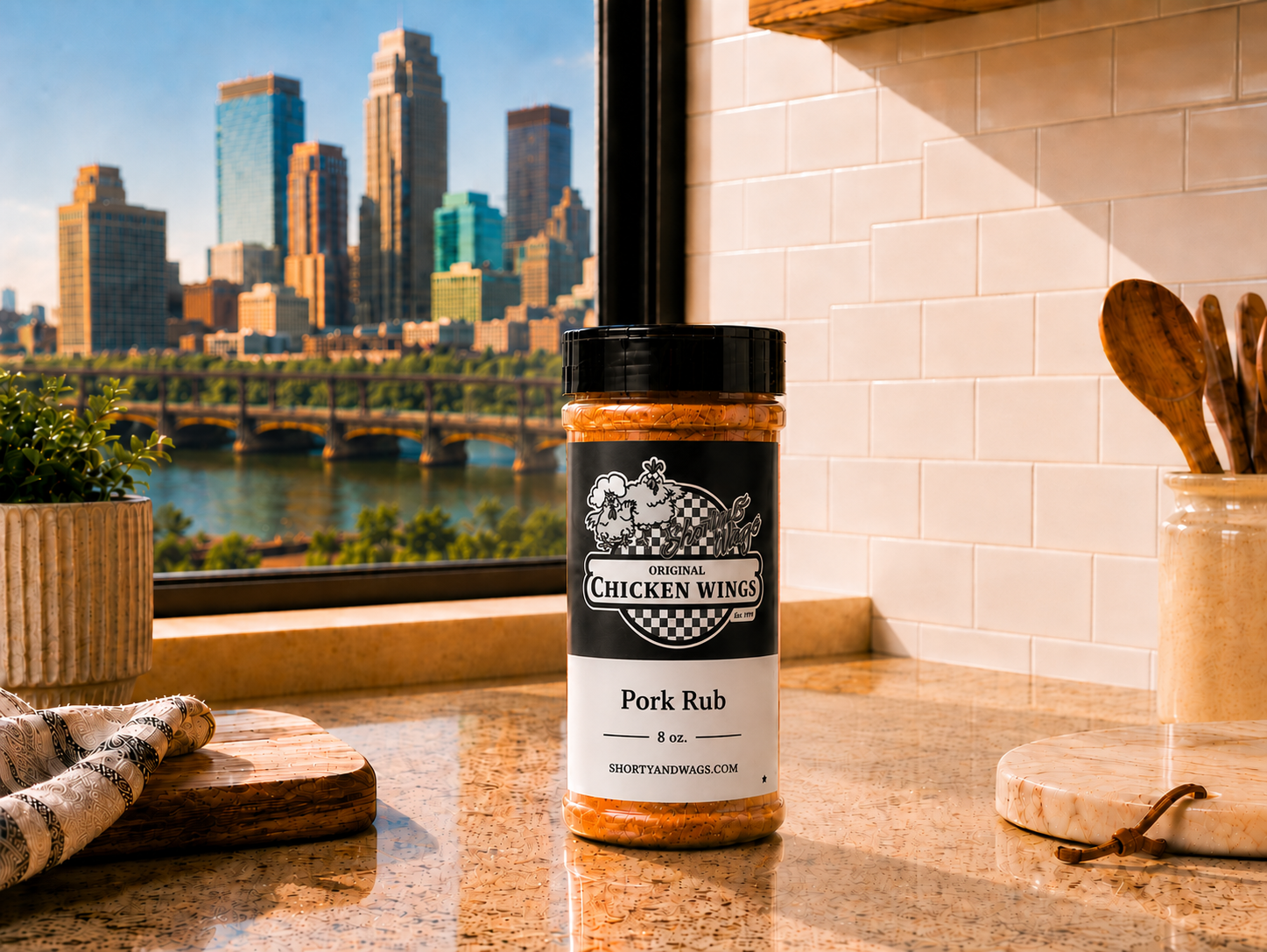Pork Rub Shaker Jar